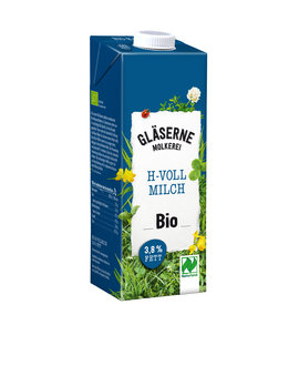 H-Milch 3,8% Glaeserne Molkerei 12/1,0L